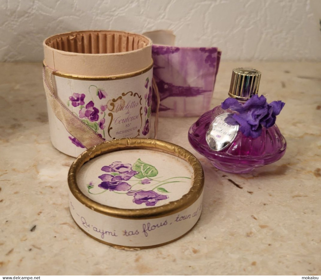 Miniature Berdoues Violettes De Toulouse 3/4 Fl Oz 83° - Miniature Bottles (in Box)
