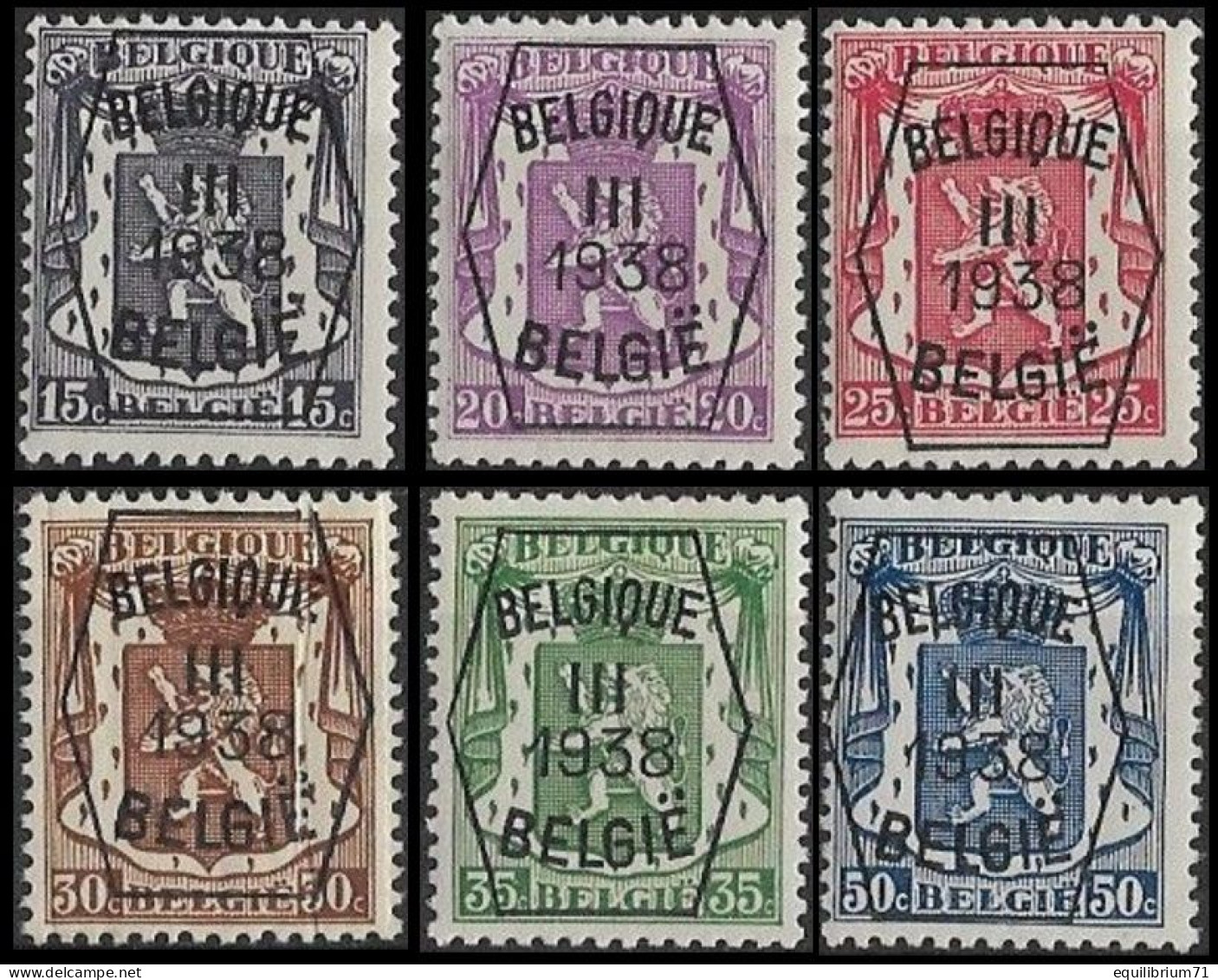 PRE345/350** (PO3) - 1935-1949 Piccolo Sigillo Dello Stato