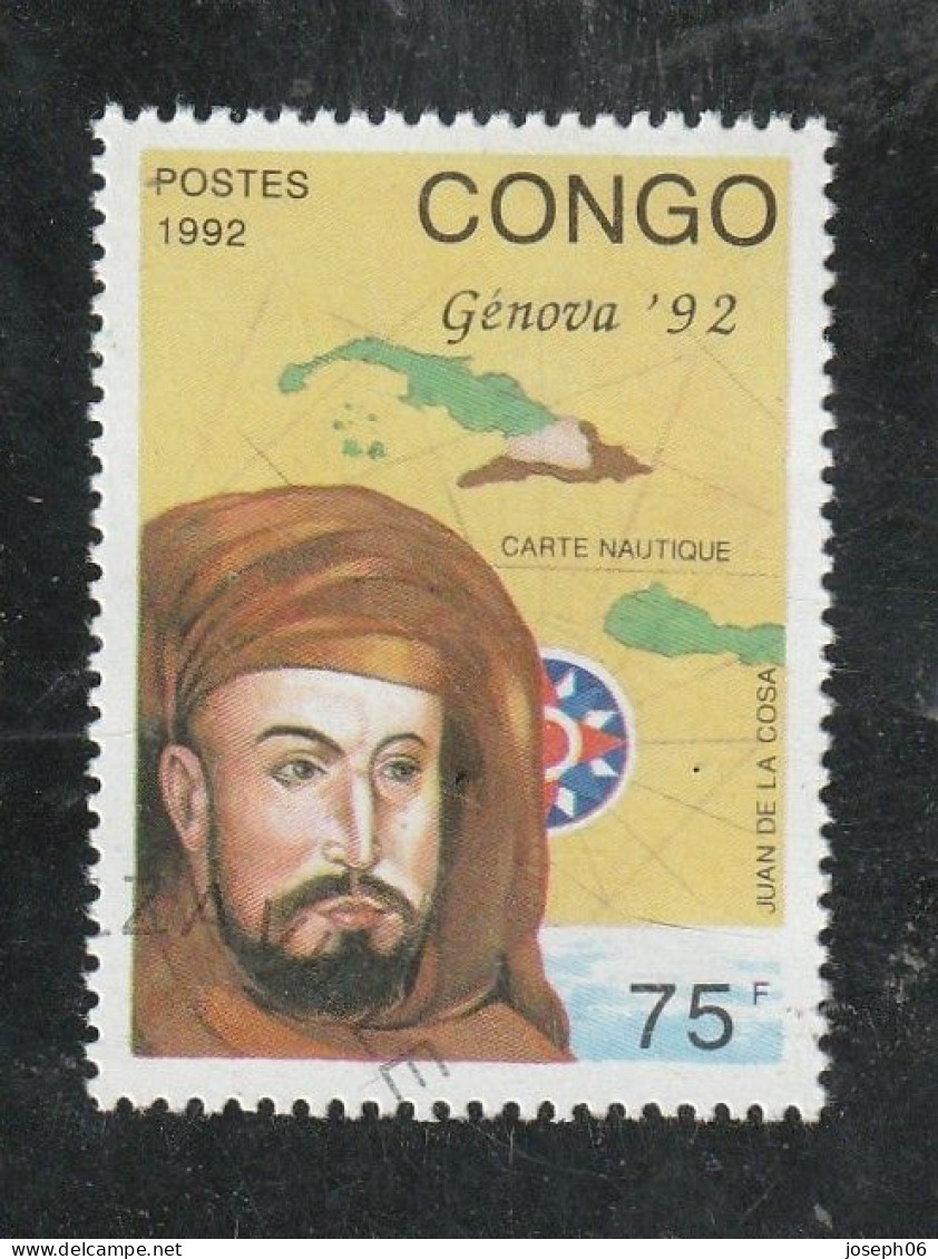 CONGO  1992  Y. T. N°  953  à  957  Incomplet   Oblitéré  Frais De Gestion Compris - Oblitérés