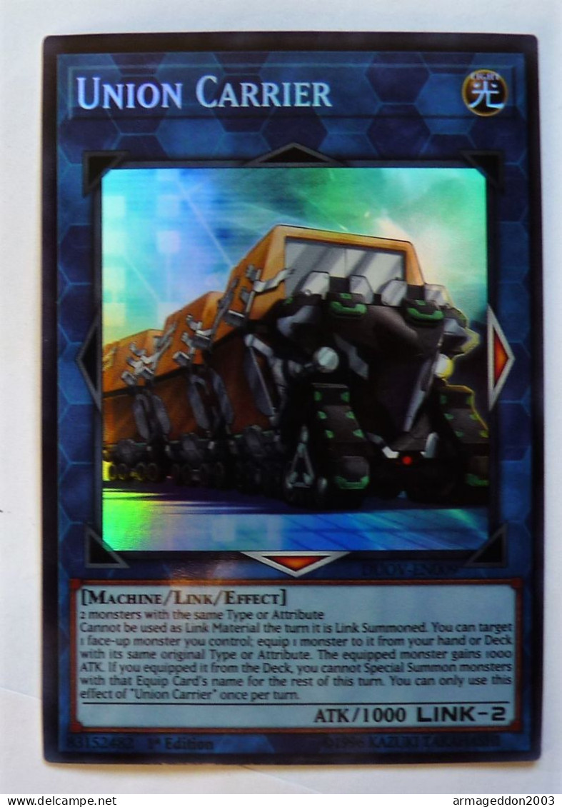 Carte Neuve Yugioh! US HOLO 1st Edition / 1996 DUOV-EN009 Union Carrier - Yu-Gi-Oh