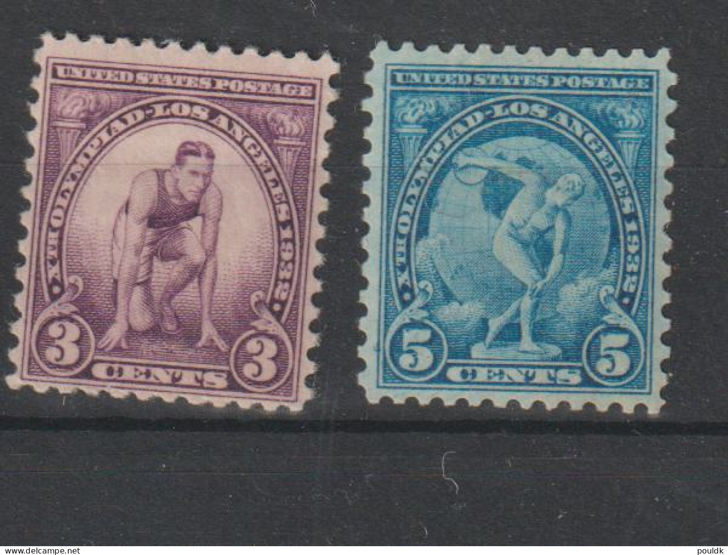 USA 1932 Olympic Games In Los Angeles - Two Sets Mint And Used. Postal Weight Approx 0,04 Kg. Please Read Sales - Summer 1932: Los Angeles