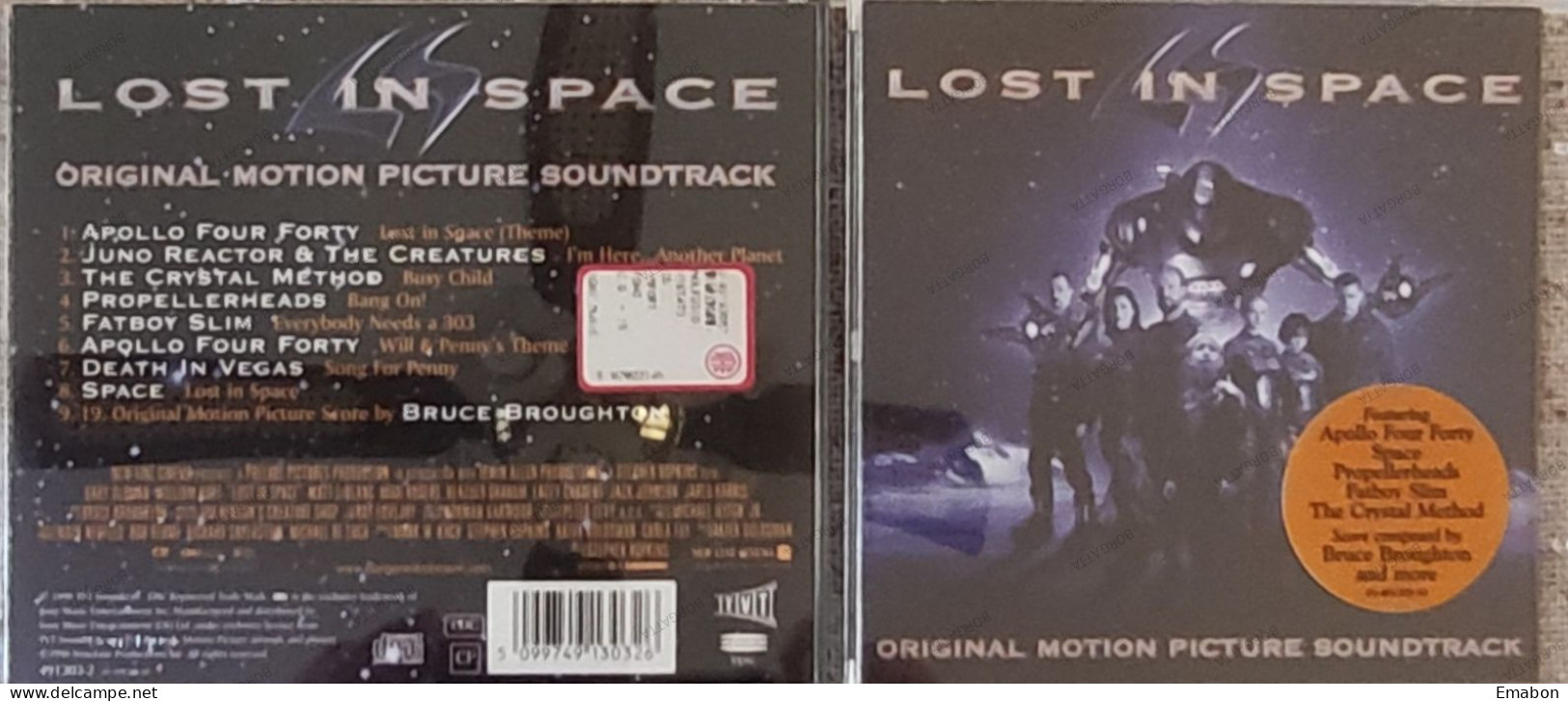 BORGATTA - FILM MUSIC - Cd BRUCE BROUGHTON - LOST IN SPACE - EPIC/TVT 1998 - USATO In Buono Stato - Filmmuziek
