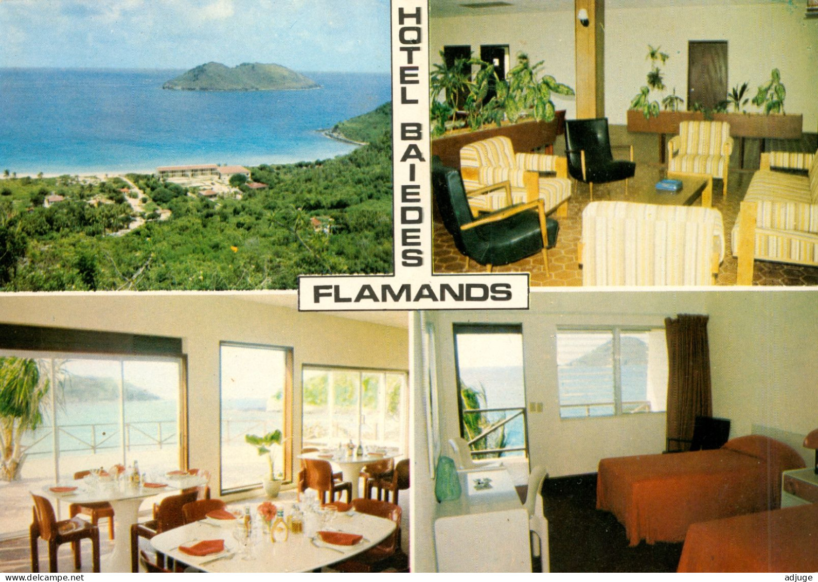 CPM- SAINT-BARTHÉLÉMY -Hôtel BAIE DES FLAMANDS - Multivues* 2 Scans - Saint Barthelemy