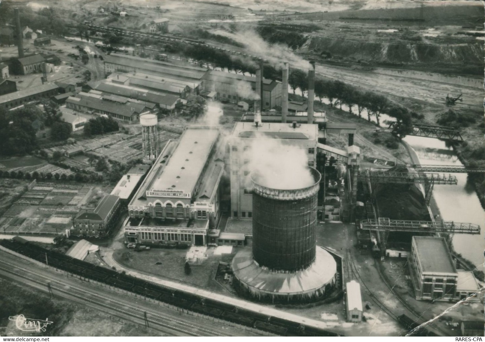 59 MAUBEUGE - Electricité De France - Vue Aérienne - CPSM Grand Format / état - Maubeuge