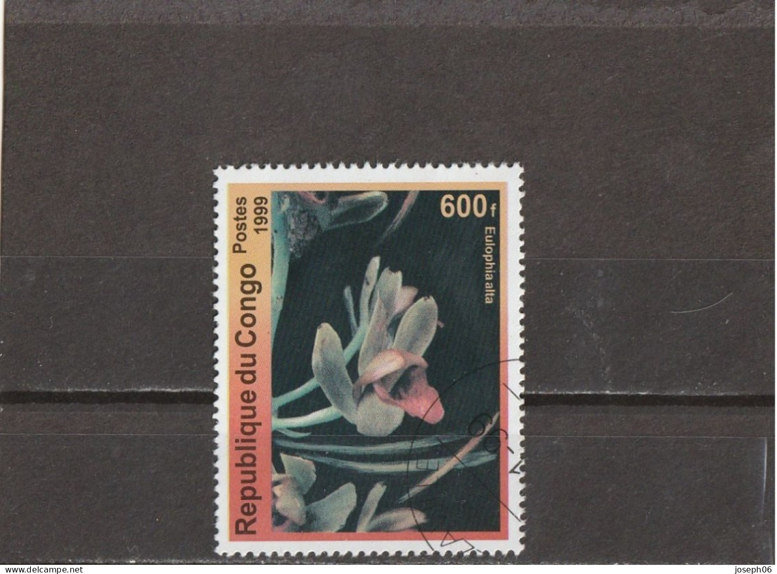 CONGO  1999  Y. T. N° Fleur  Eulophia  Alta  Oblitéré - Used