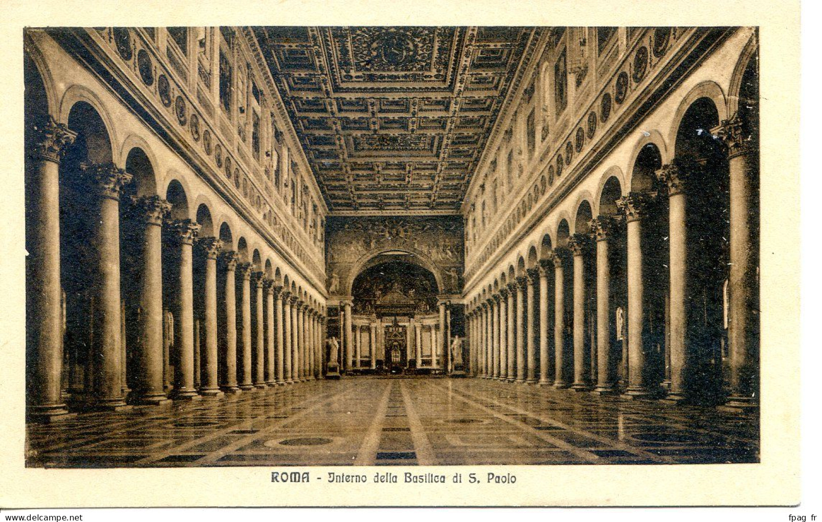 Roma - Rome (Italie) - Interno Della Basilica Di S. Paolo - Intérieur De La Basilique Saint Paul Hors Les Murs - 6 - San Pietro