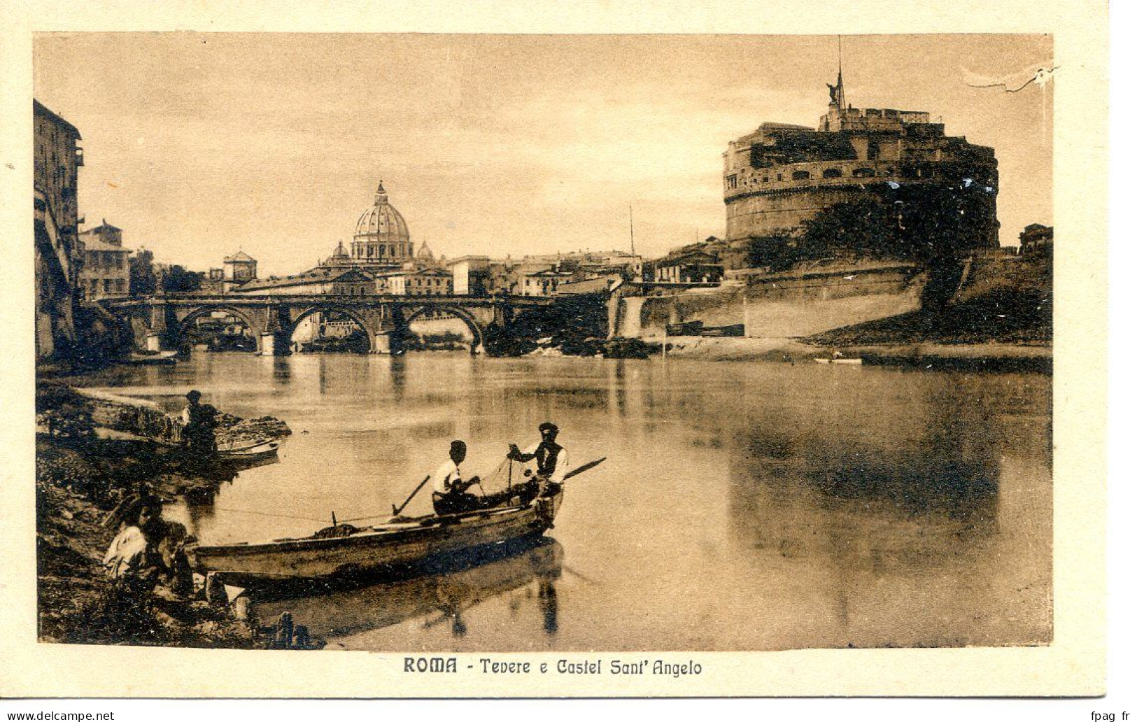 Roma - Rome (Italie) - Tevere E Castel Sant'Angelo -Le  Tibre Et Château Saint-Ange - 34 - Castel Sant'Angelo