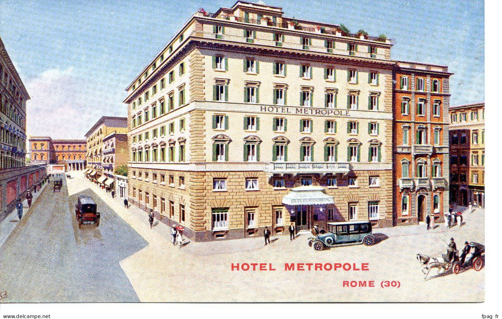 Roma - Rome (Italie) - Hotel Metropole - Cafes, Hotels & Restaurants