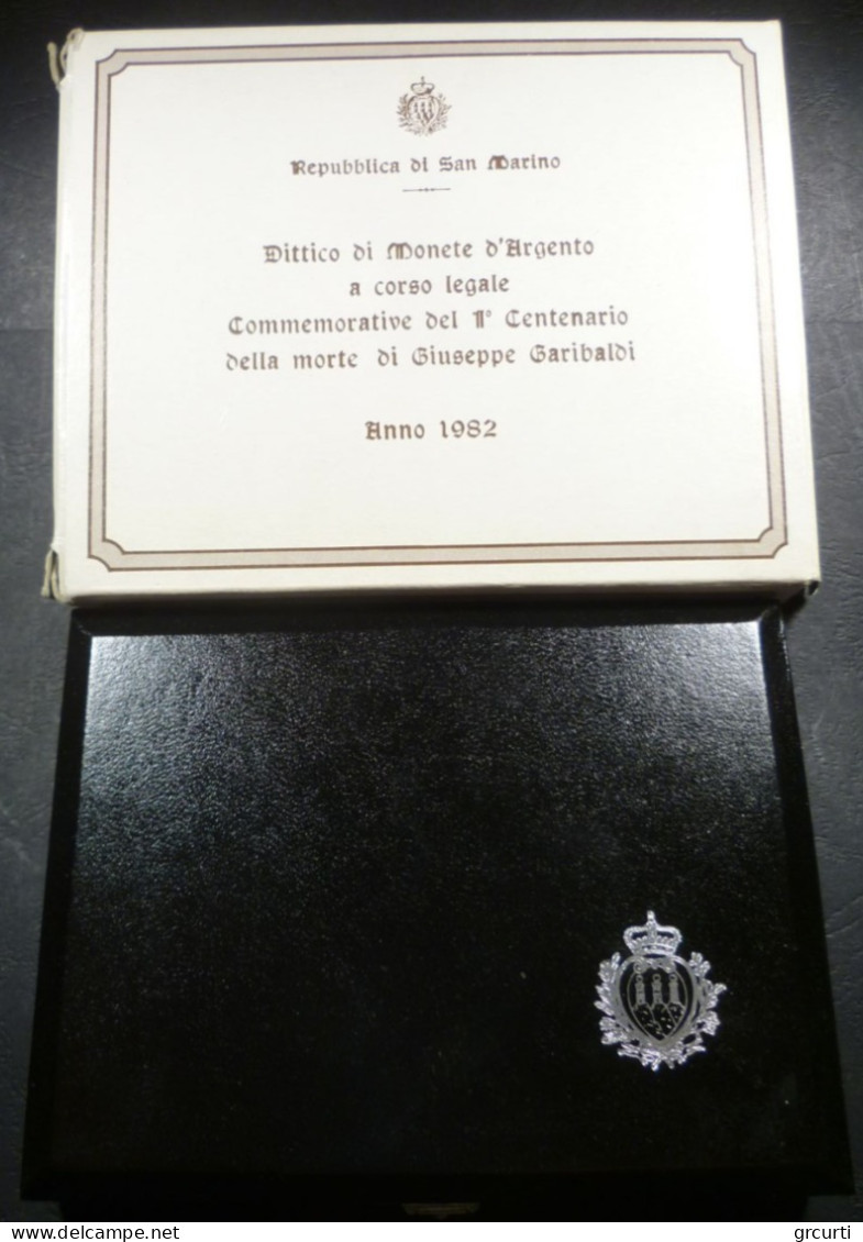 San Marino - 500 E 1.000 Lire 1982 - 100° Morte Di Giuseppe Garibaldi - Gig. 198 - KM# 139+141 - Saint-Marin