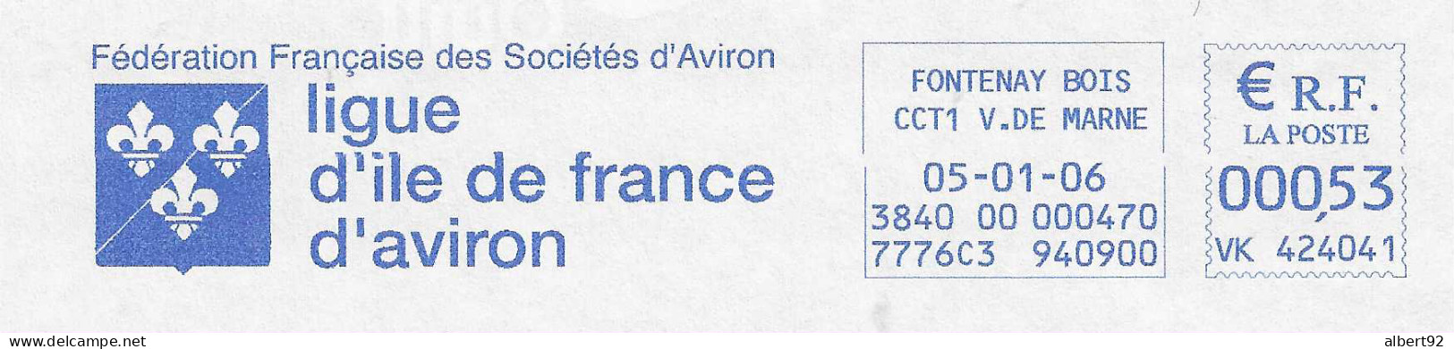 2006 EMA Ligue D'Ile De France D'Aviron (n° VK 424041) - Rowing