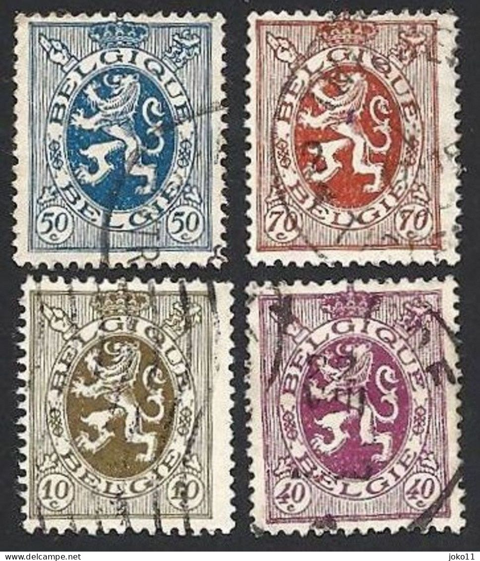 Belgien, 1929-1930, Wappenschild, Gestempelt - 1929-1941 Grande Montenez