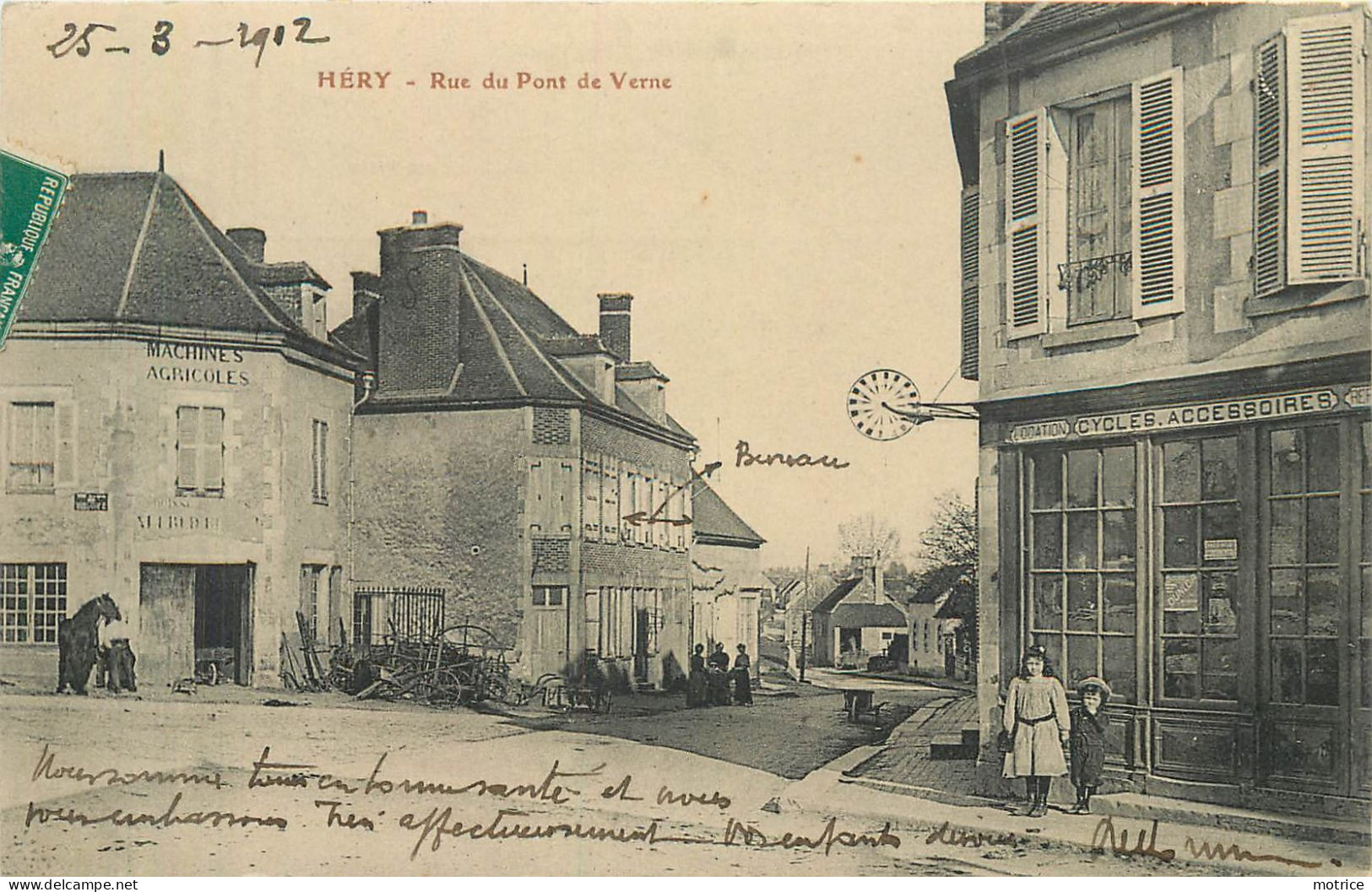 HERY - Rue Du Pont De Verne. (magasin De Cycles). - Hery