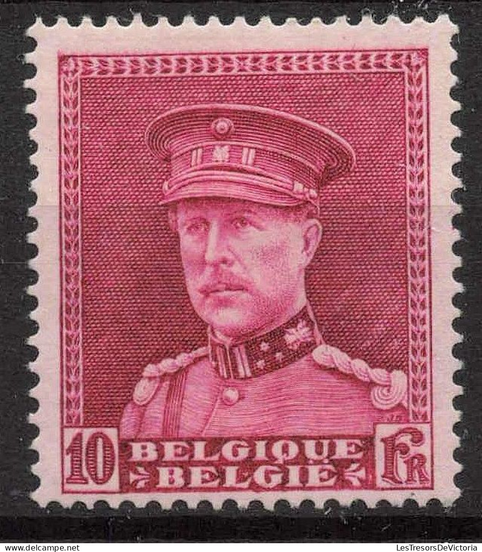 Timbre - BELGIQUE - COB 324* - 1931 - Albert En Casquette - Cote 60 COB 2022 - 1931-1934 Mütze (Képi)