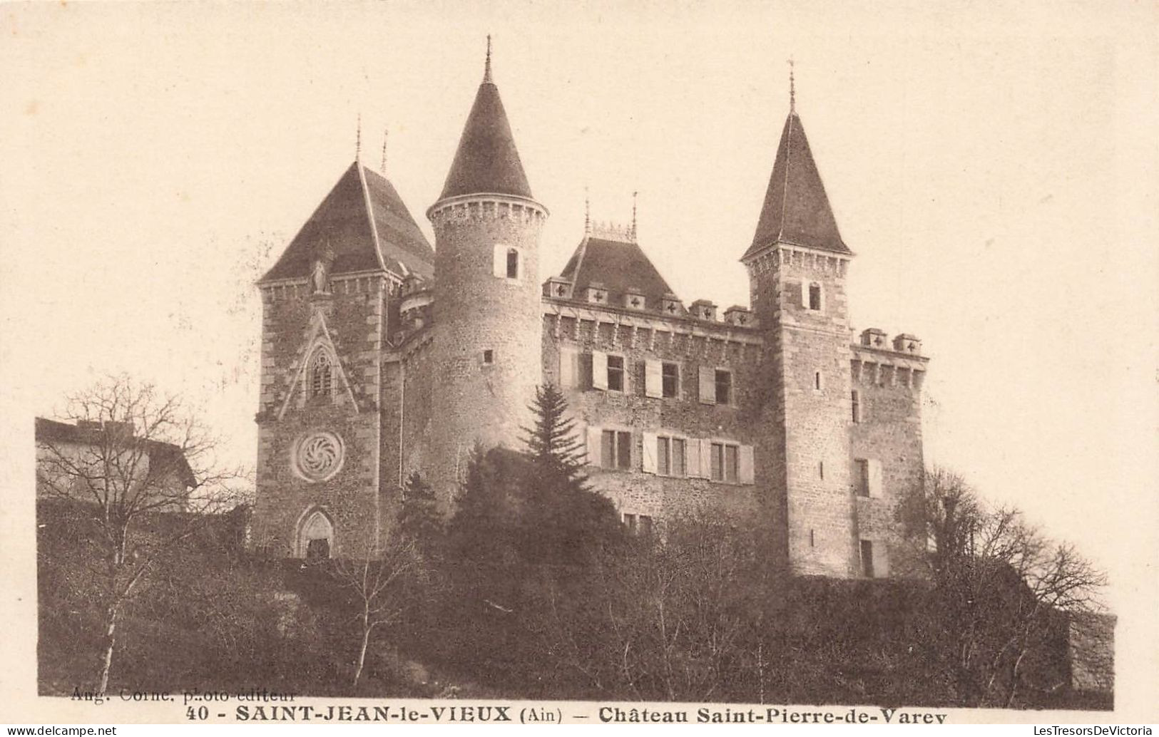 FRANCE - Saint Jean Le Vieux - Château Saint Pierre De Varey - Carte Postale Ancienne - Non Classés