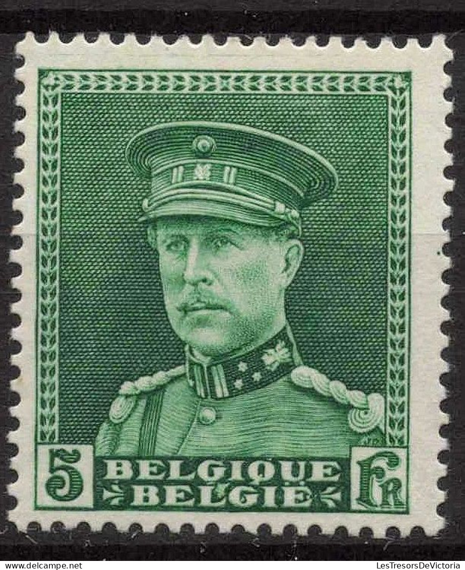 Timbre - BELGIQUE - COB 323* - 1931 - Albert En Casquette - Cote 31 COB 2022 - 1931-1934 Kepi