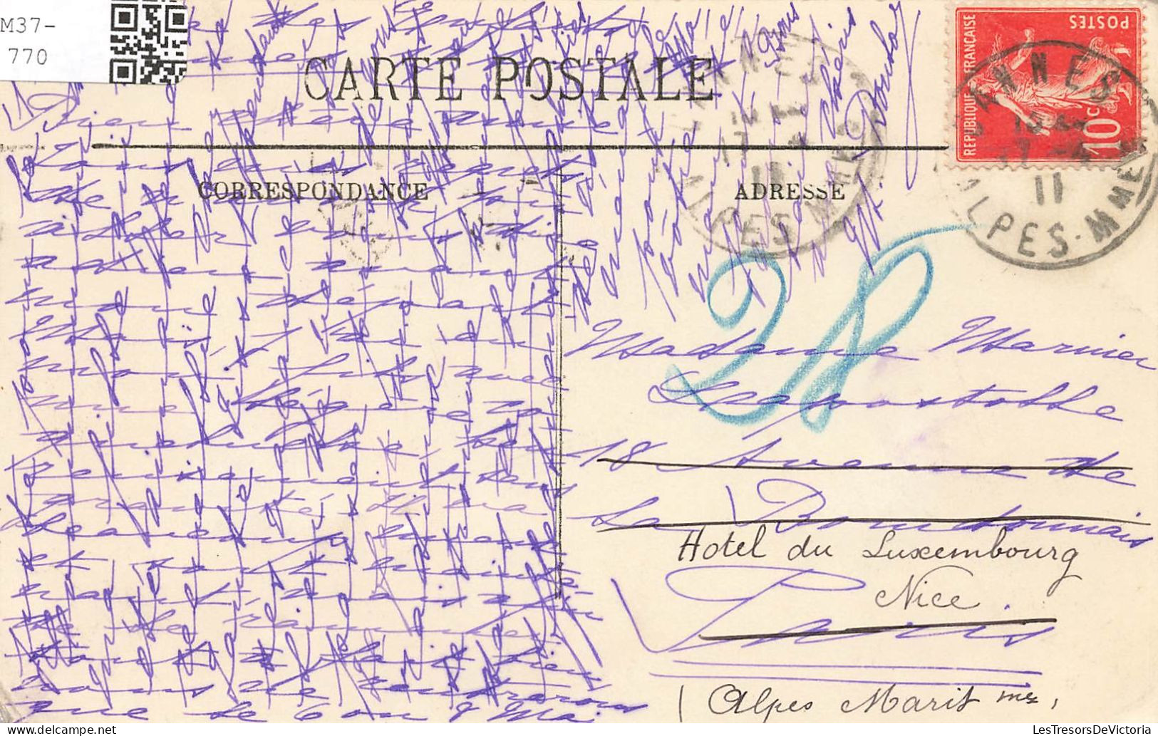 FRANCE - La Bocca - Vue Sur L'Estérel - Carte Postale Ancienne - Cannes