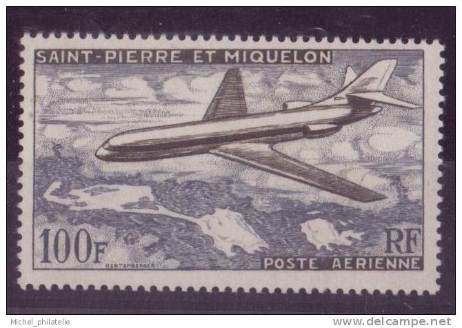 Saint Pierre Et Miquelon - Poste Aérienne - YT N° 25 ** - Neuf Sans Charnière - Nuevos