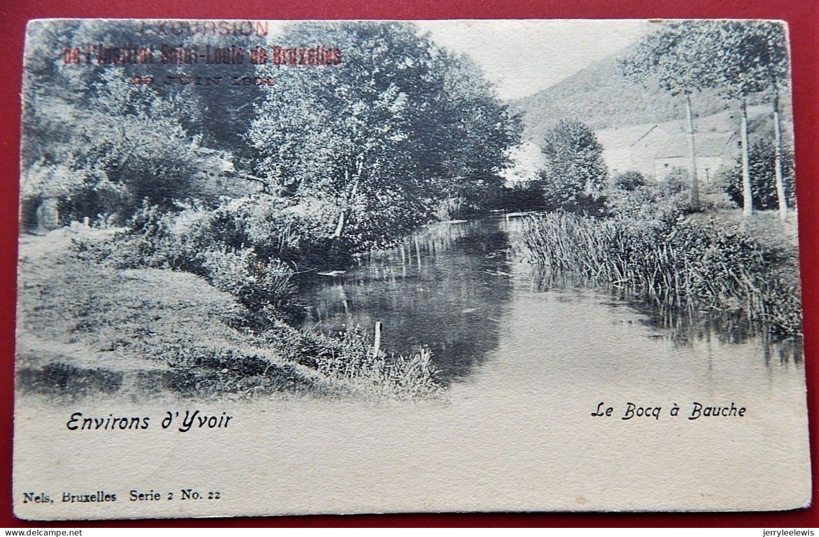 YVOIR  (environs)  -  Le Bocq à Bauche   -  1904 - Yvoir