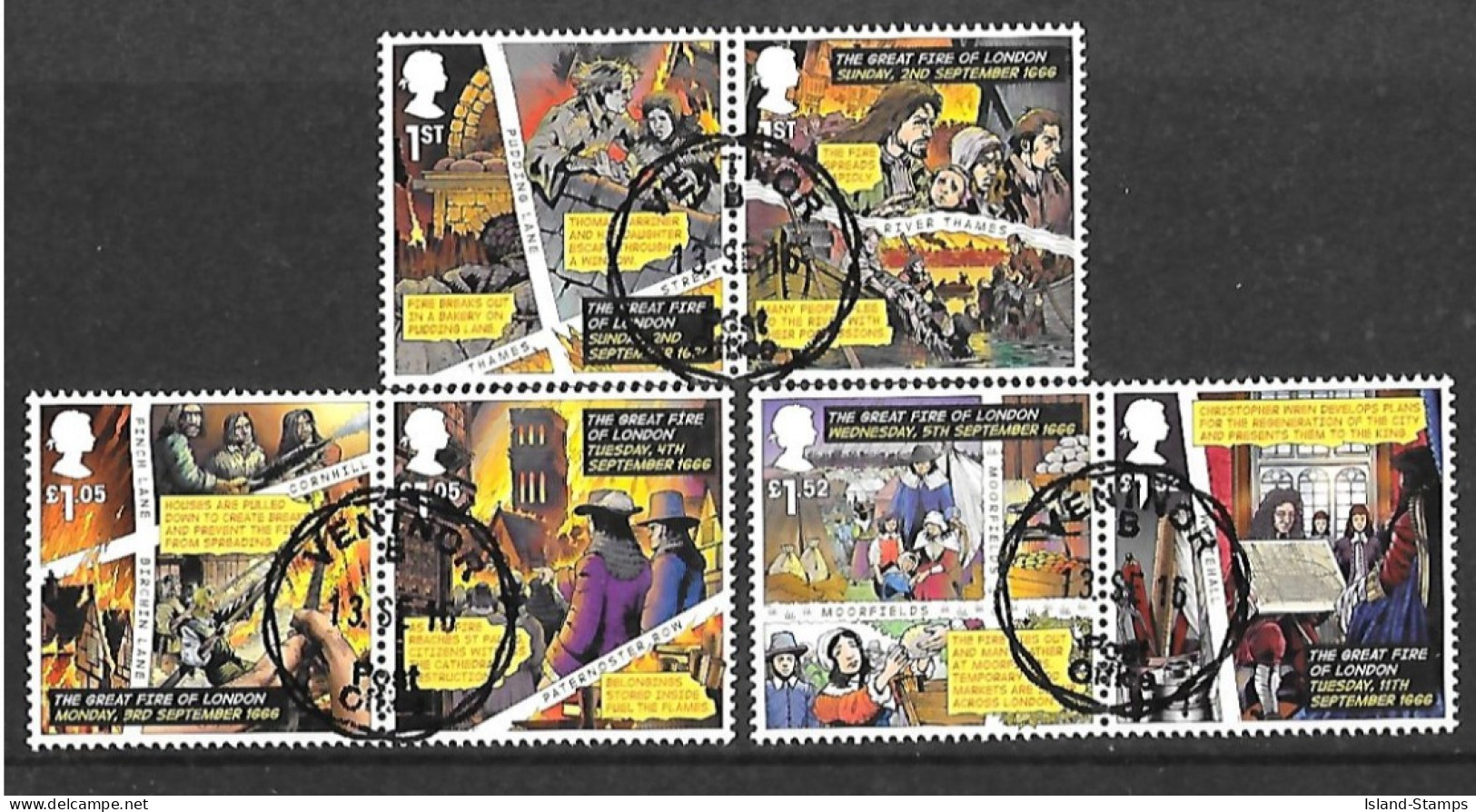 2016 Great Fire Of London Used Set HRD2-B - Gebruikt