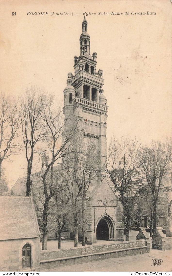 FRANCE - Roscoff (Finistère) - Eglise Notre Dame De Croatz Batz - Carte Postale Ancienne - Roscoff