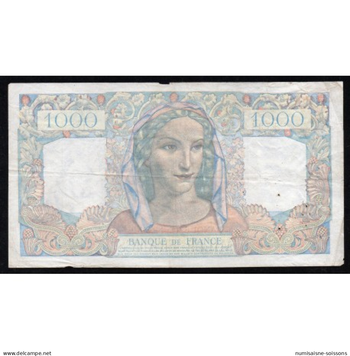 FAY 41/10 - 1000 FRANCS MINERVE ET HERCULE - 17/01/1946 - PICK 130 - TTB - 1 000 F 1945-1950 ''Minerve Et Hercule''