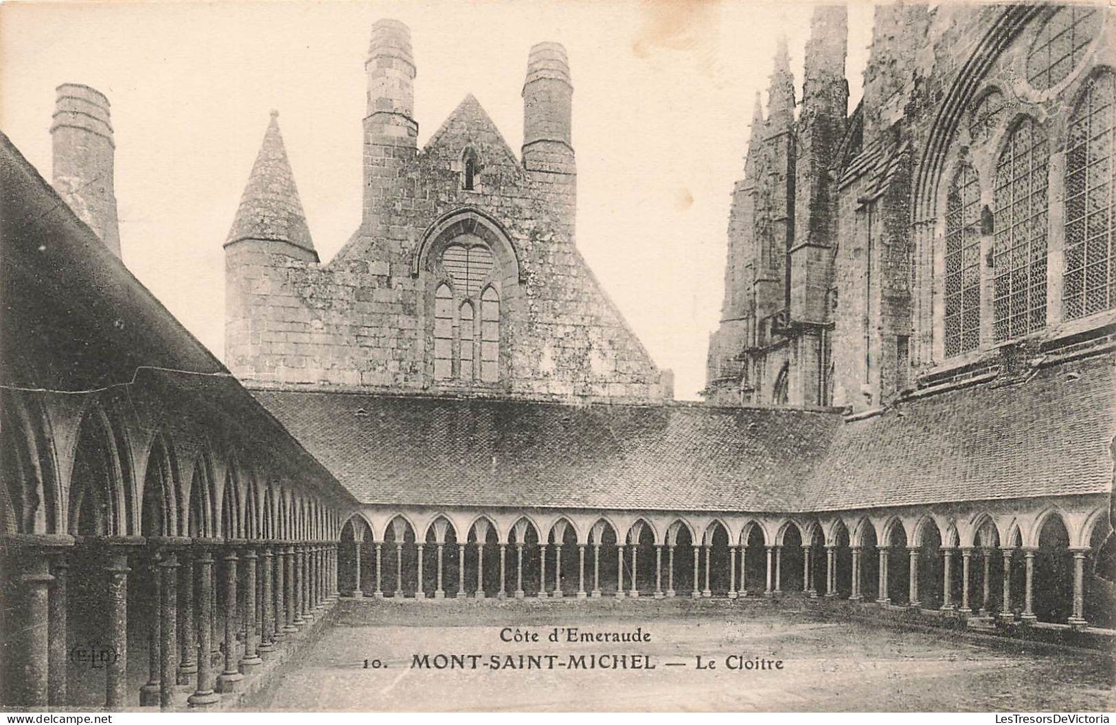 FRANCE - Mont Saint Michel - Le Cloître - Côte D'Emeraude - Carte Postale Ancienne - Le Mont Saint Michel