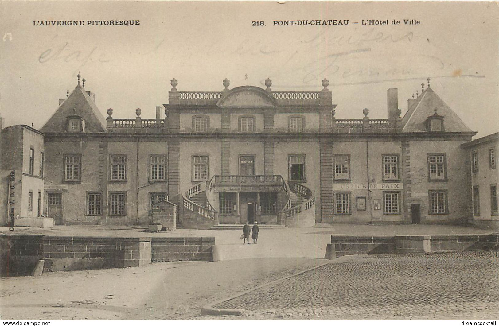 (RIAS)  63 PONT DU CHATEAU. Hôtel De Ville Et Justice De Paix 1904 - Pont Du Chateau