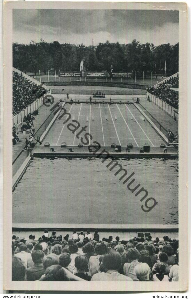 Berlin-Friedrichshain - Friesen-Schwimmstadion - VEB Volkskunstverlag Reichenbach - Friedrichshain