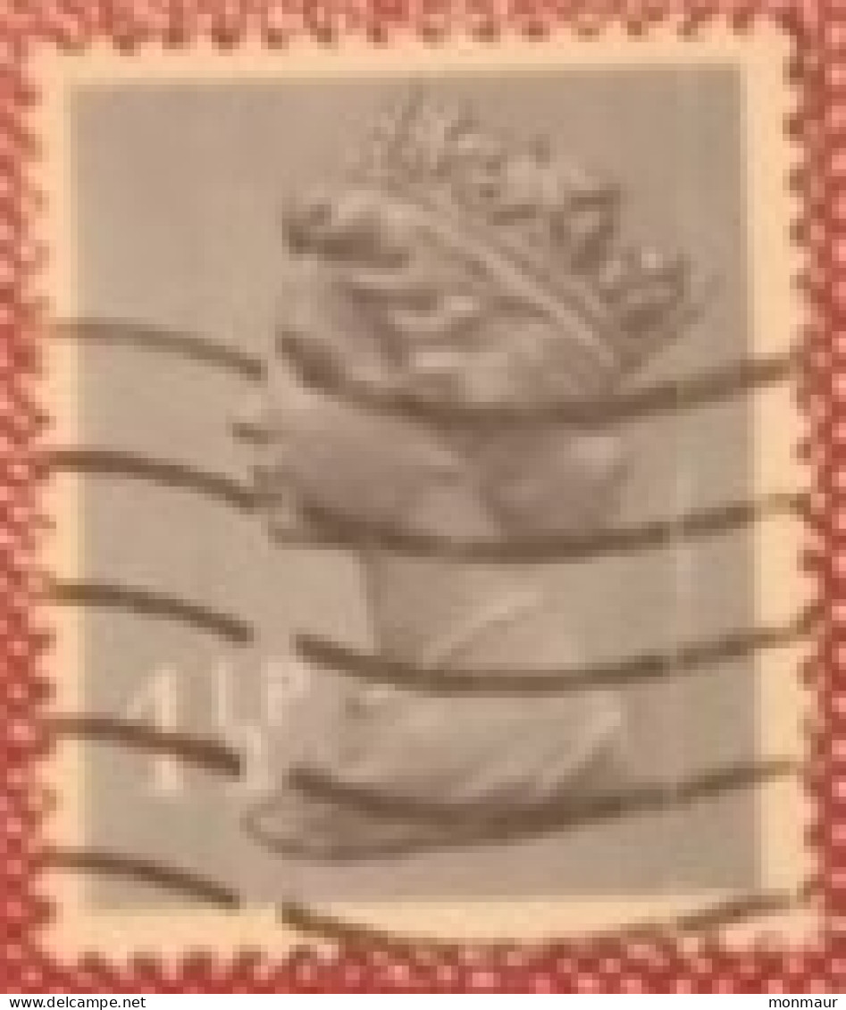 GRAN BRETAGNA 1973 QUEEN ELISABETH 4 1/2p - Used Stamps