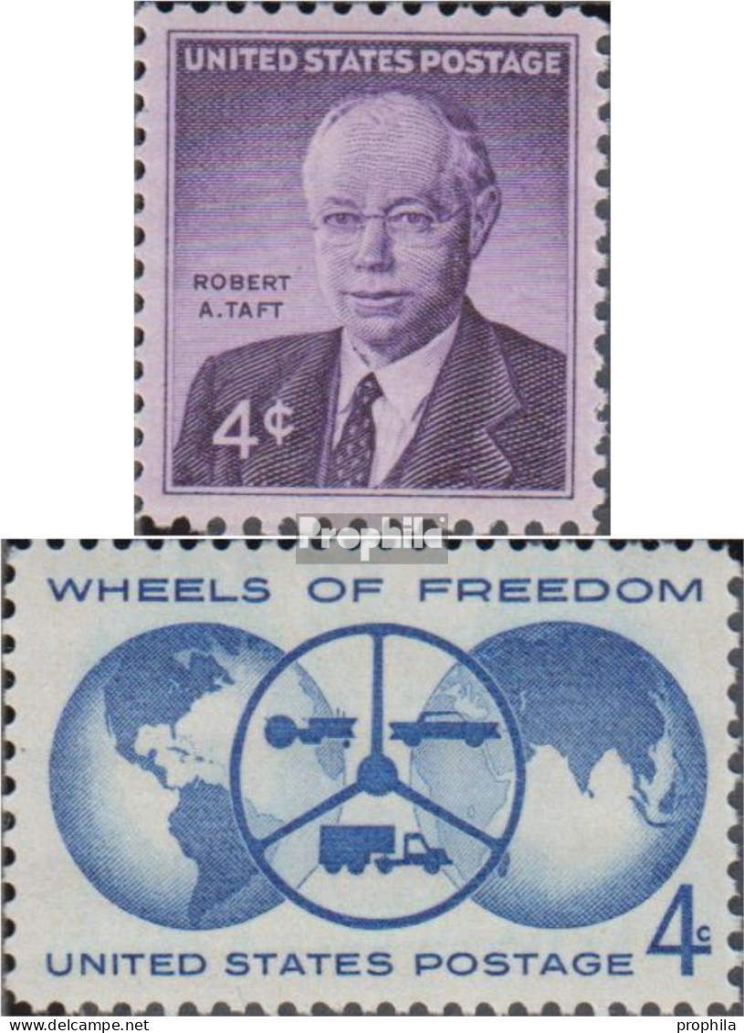 USA 791,792 (kompl.Ausg.) Postfrisch 1960 Robert A.Taft, Autoausstellung - Nuovi