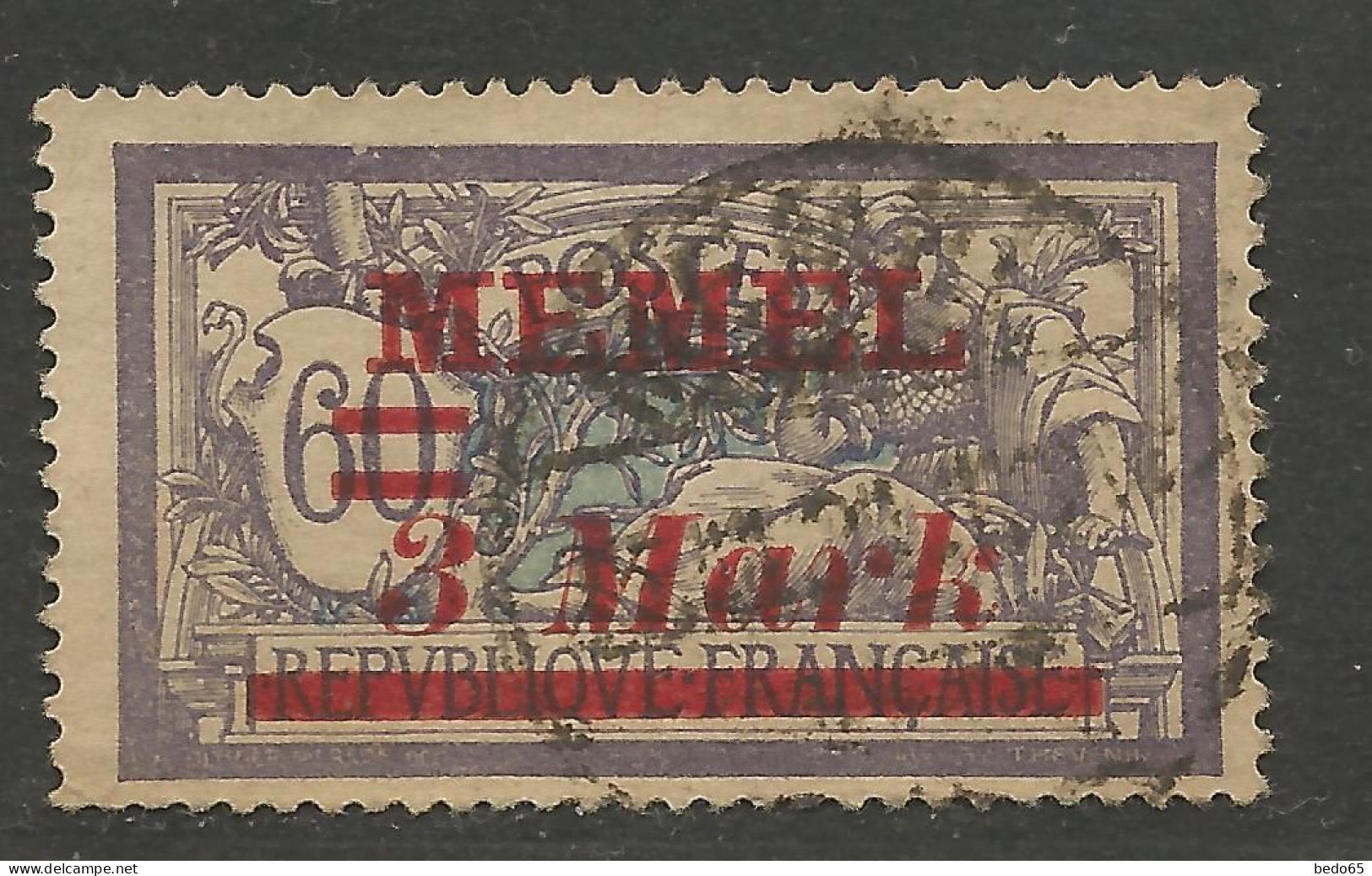 MEMEL N° 35 OBL / Used - Used Stamps