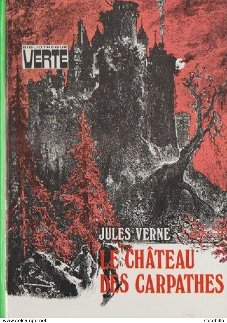 Le Château Des Carpathes - De Jules Verne -  Bibliothèque Verte  - 1979 - Bibliotheque Verte
