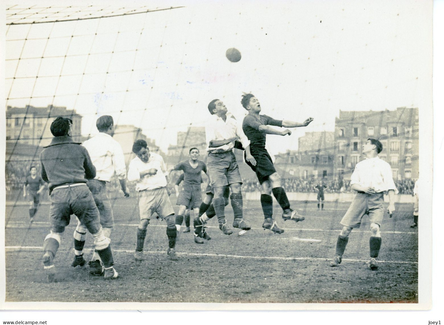 Photo Meurisse Années 1930 Match De Foot Championnat De Paris Red Star Contre C.A. Paris, Format 13/18 - Sports