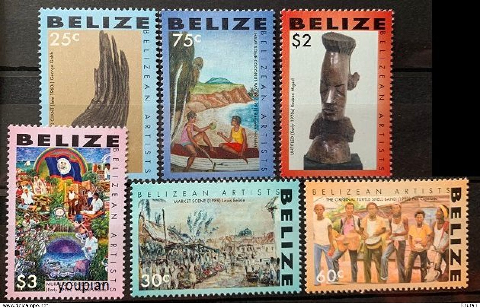 Belize 2007, Contemporary Art, MNH Stamps Set - Belize (1973-...)