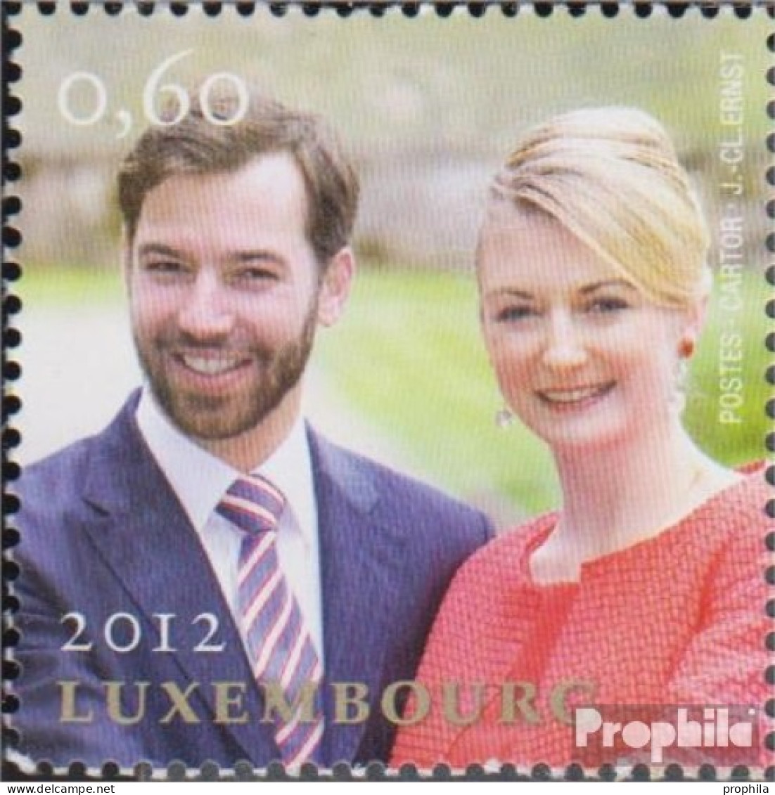 Luxemburg 1945 (kompl.Ausg.) Postfrisch 2012 Guillaume Und Stephanie De Lannoy - Nuevos