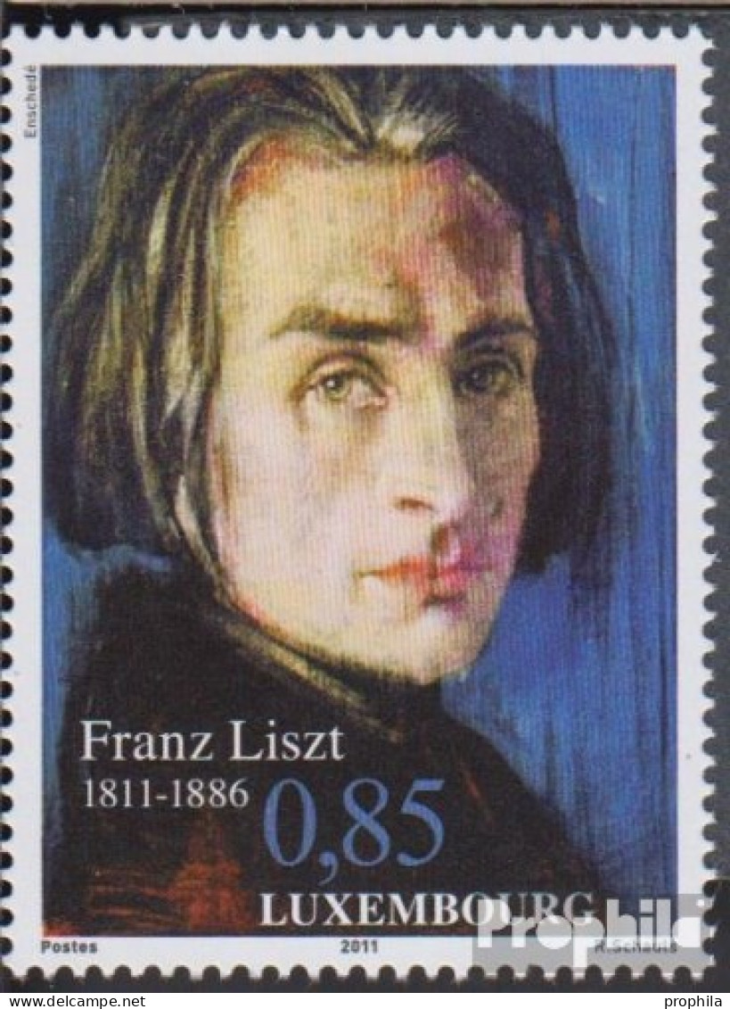 Luxemburg 1916 (kompl.Ausg.) Postfrisch 2011 Franz Liszt - Ungebraucht