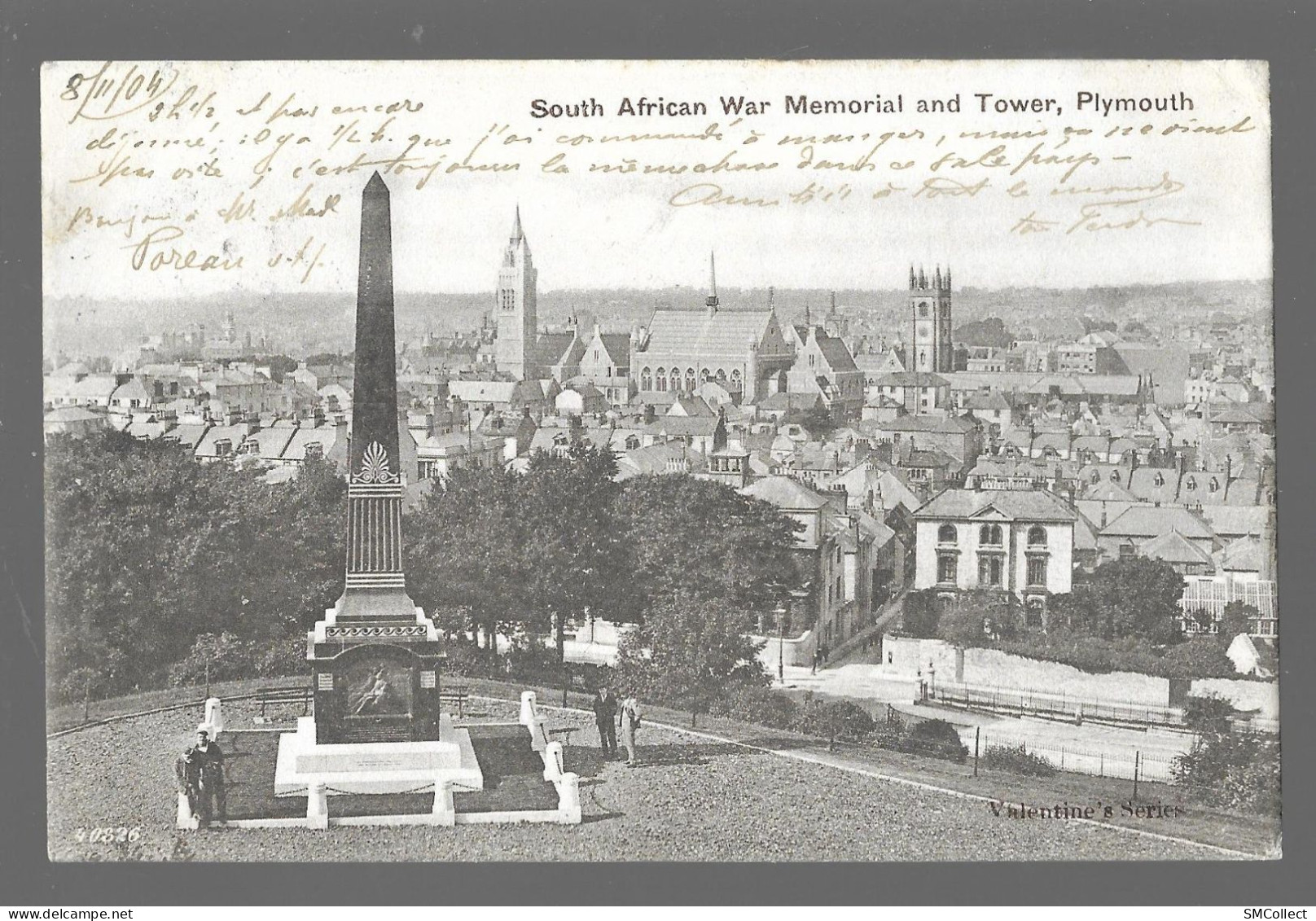South African War Mémorial And Tower, Plymouth (A20p45) - Plymouth