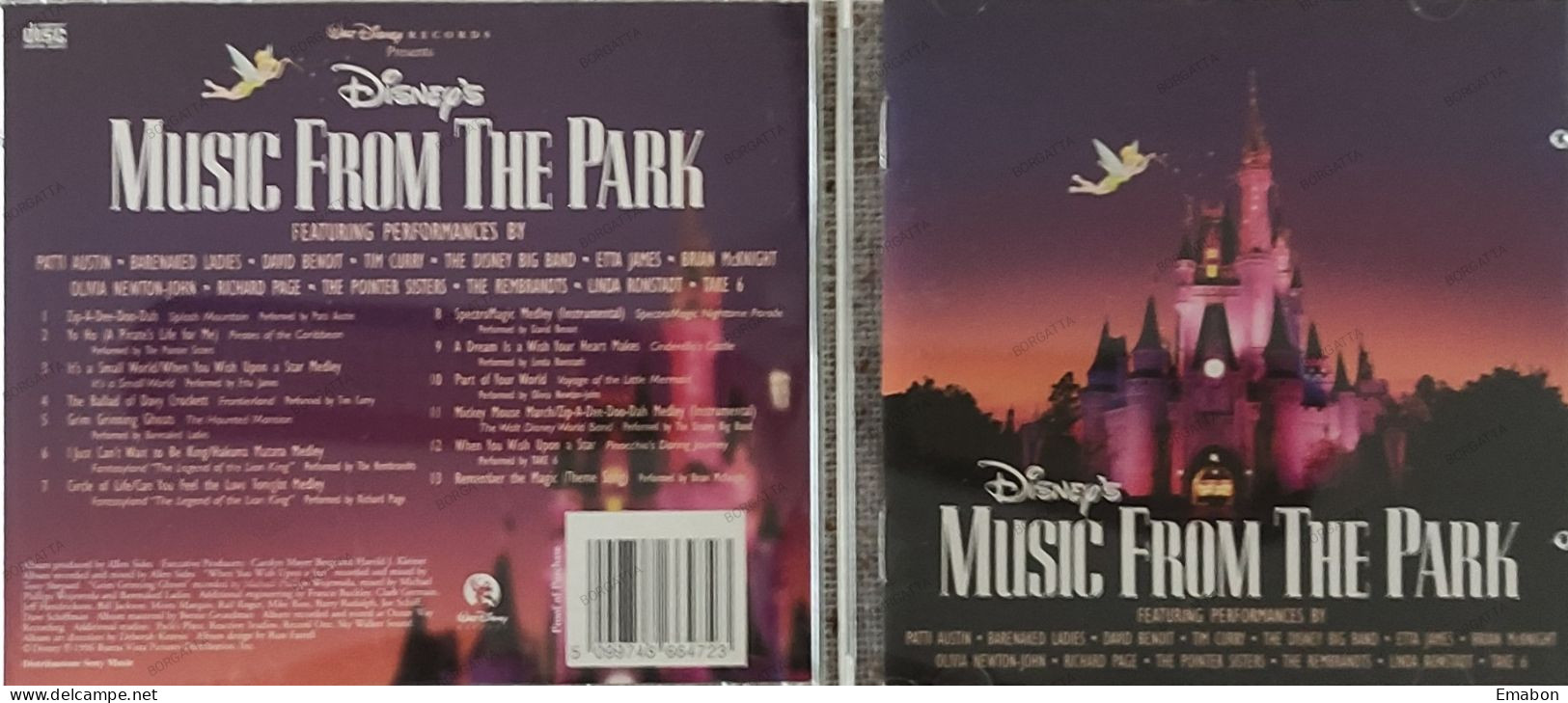 BORGATTA - FILM MUSIC - Cd DISNEY'S MUSIC FROM THE PARK -  WALT DISNEY RECORDS 1996 - USATO In Buono Stato - Musica Di Film