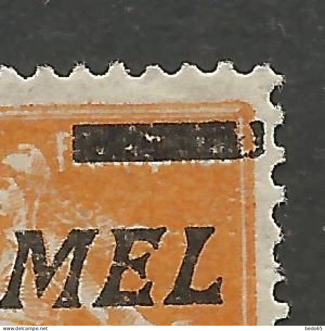 MEMEL N° 86 Barre De Droite Brisée NEUF*  CHARNIERE  / Hinge / MH - Unused Stamps