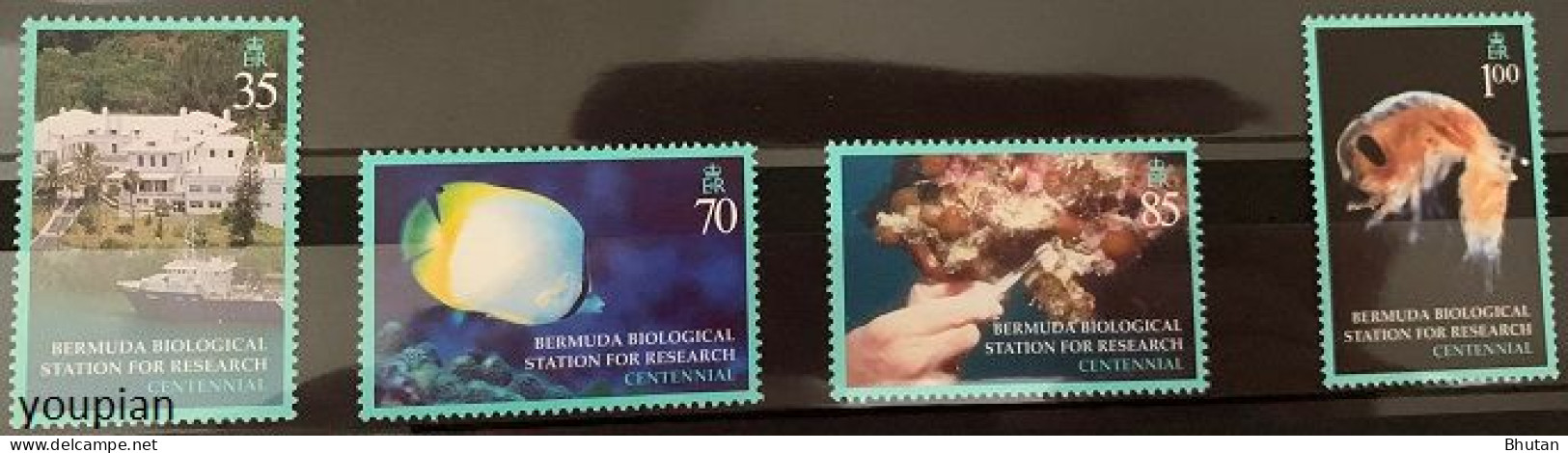 Bermuda 2003, Biological Station For Research Centennial, MNH Stamps Set - Bermuda