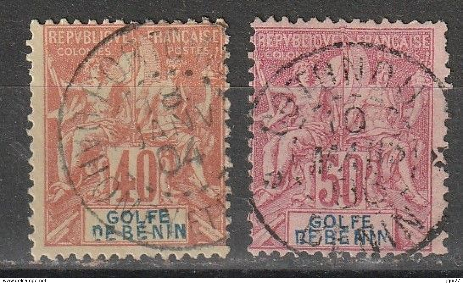 Bénin N° 29 Et 30 Oblitérations Porto-Novo Et Cotonou - Used Stamps