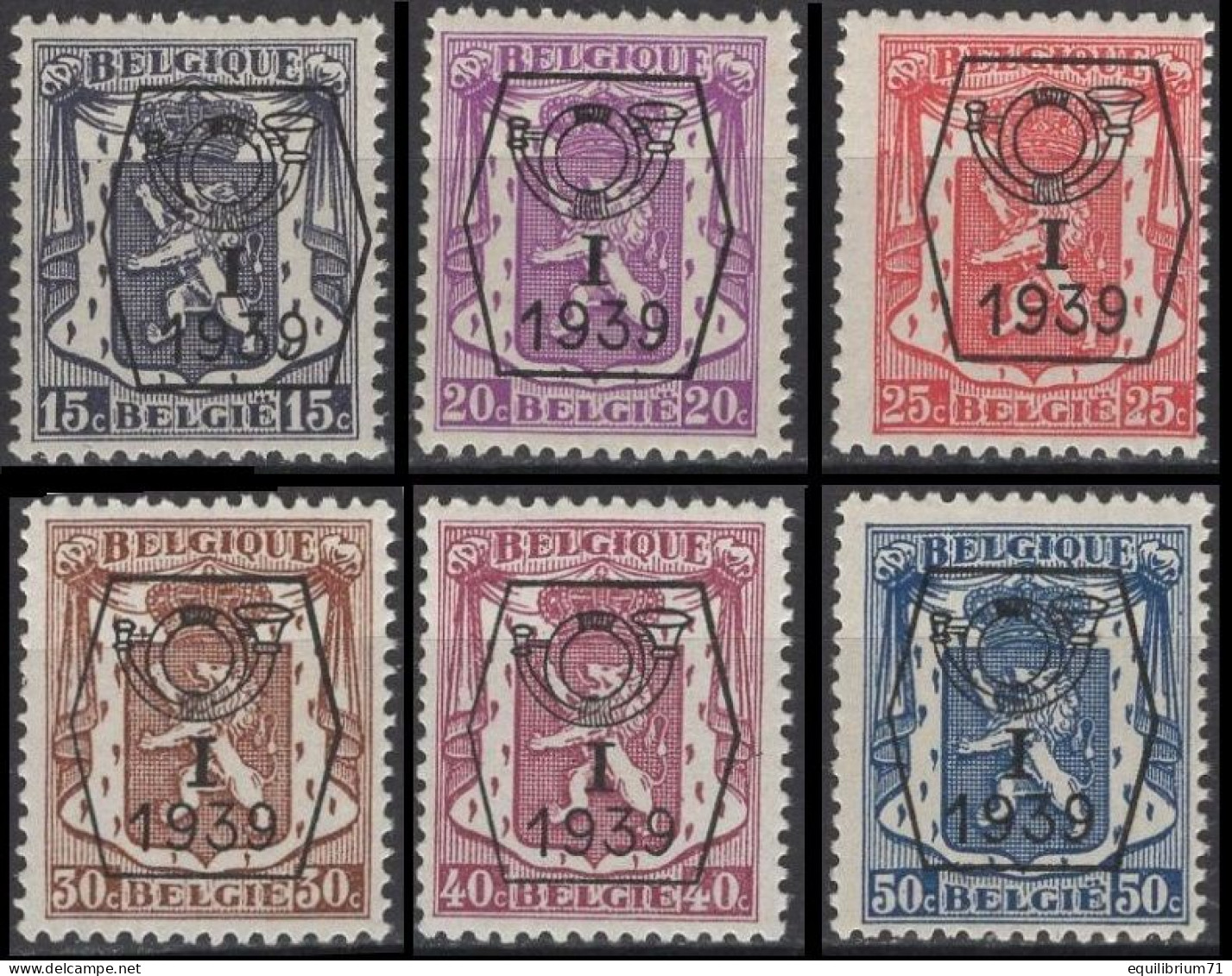 PRE405/410** (PO13) - Typo Precancels 1936-51 (Small Seal Of The State)
