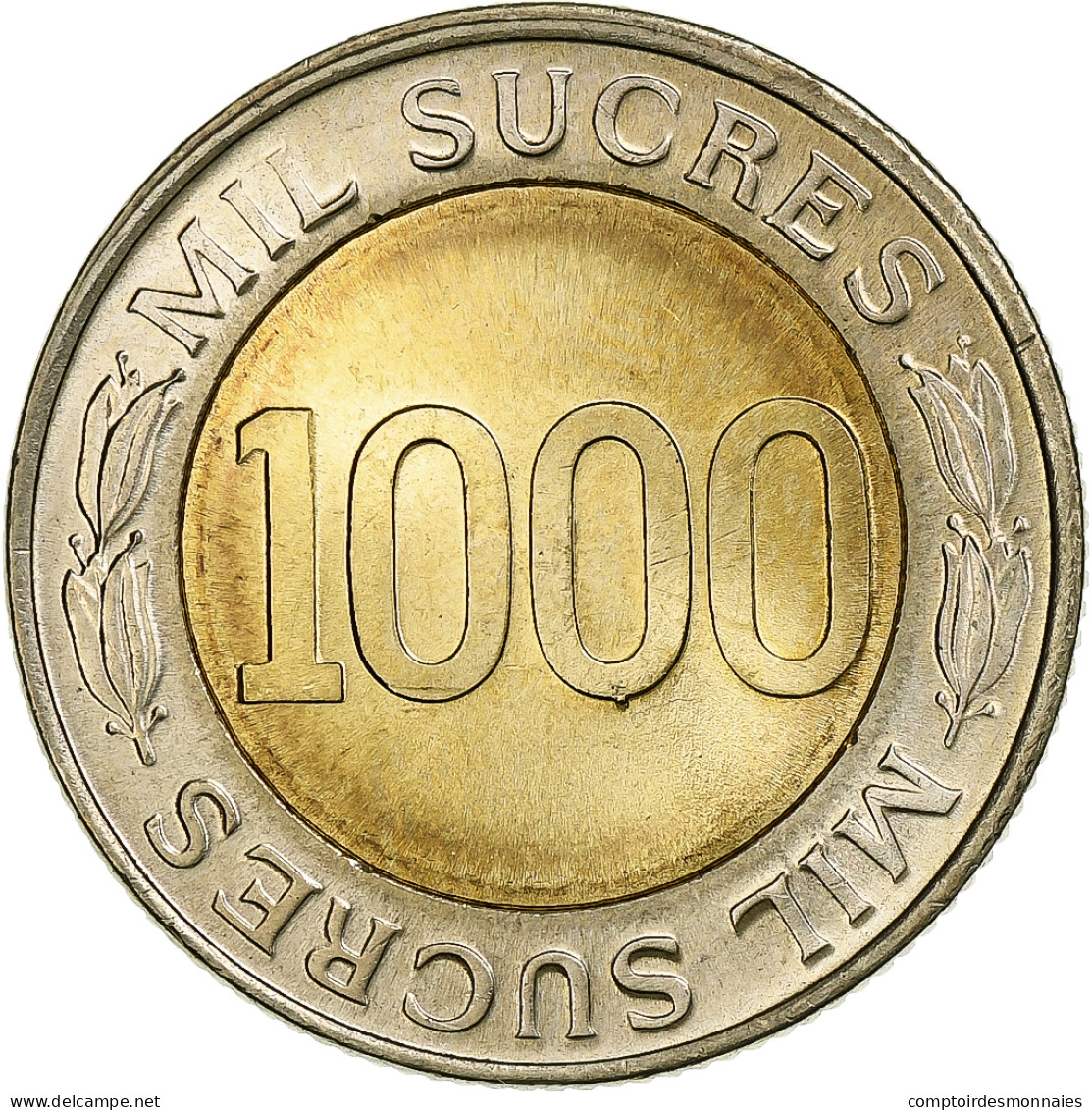 Équateur, 1000 Sucres, 1997, Bimétallique, SPL, KM:103 - Ecuador