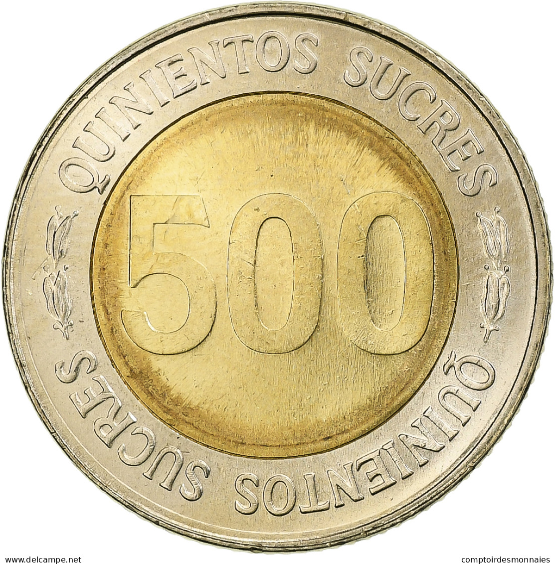Équateur, 500 Sucres, 1997, Bimétallique, SPL, KM:102 - Equateur