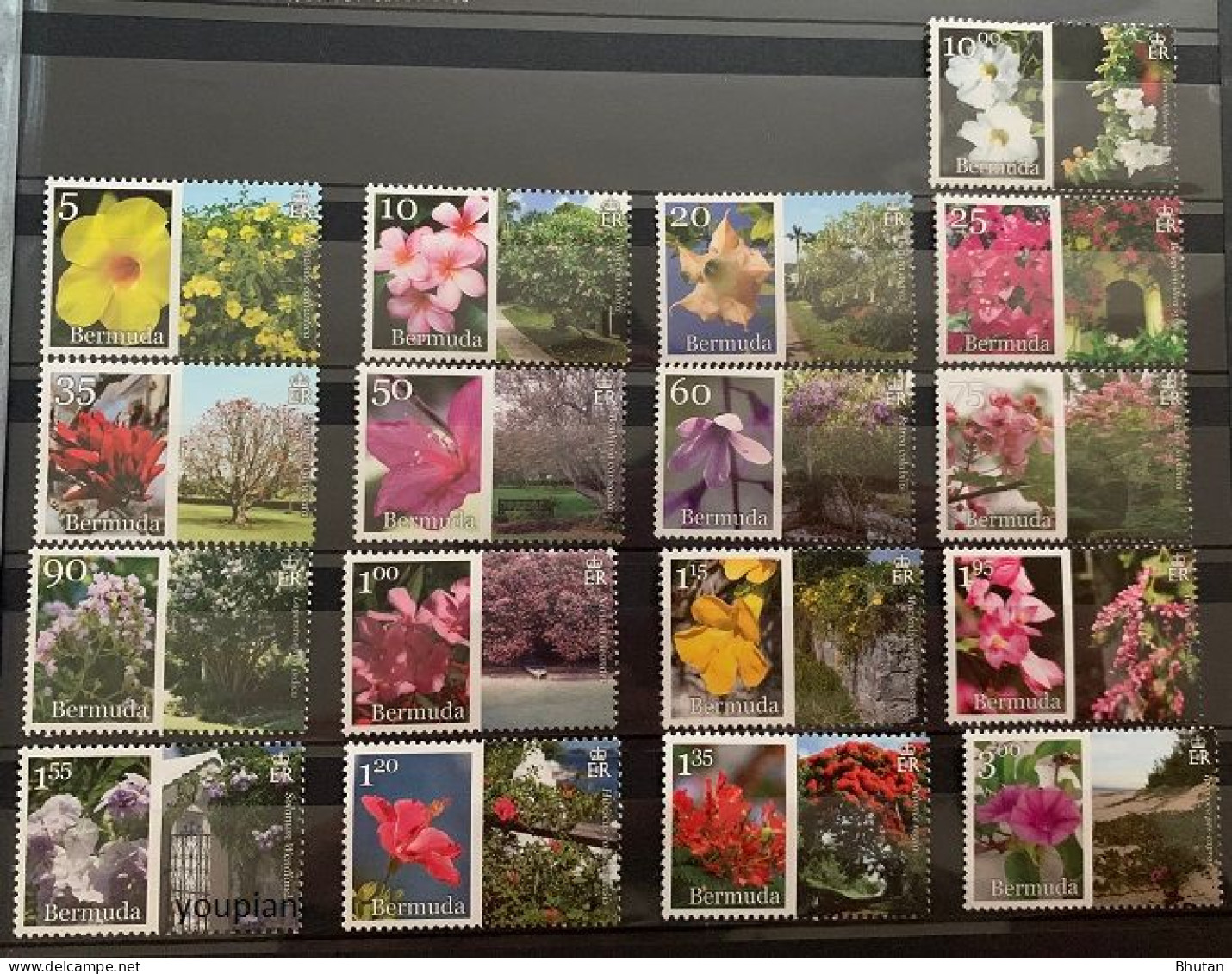 Bermuda 2014-2016, Bloom - Flowers, MNH Stamps Set - Bermuda