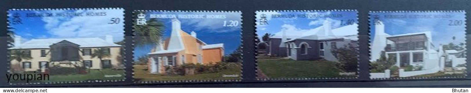 Bermuda 2019, Bermuda Historic Homess, MNH Stamps Set - Bermuda