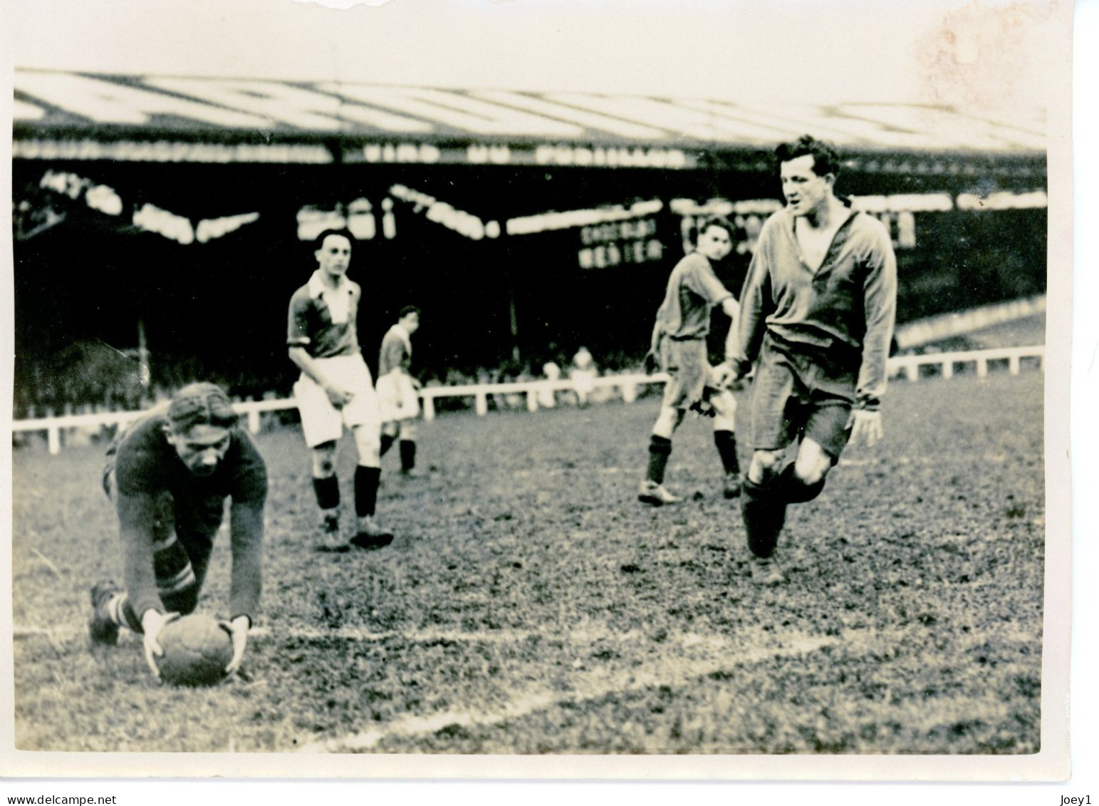 Photo Meurisse Années 1930 Match De Foot Bohémians De Prague Contre Stade Français, Format 13/18 - Sports