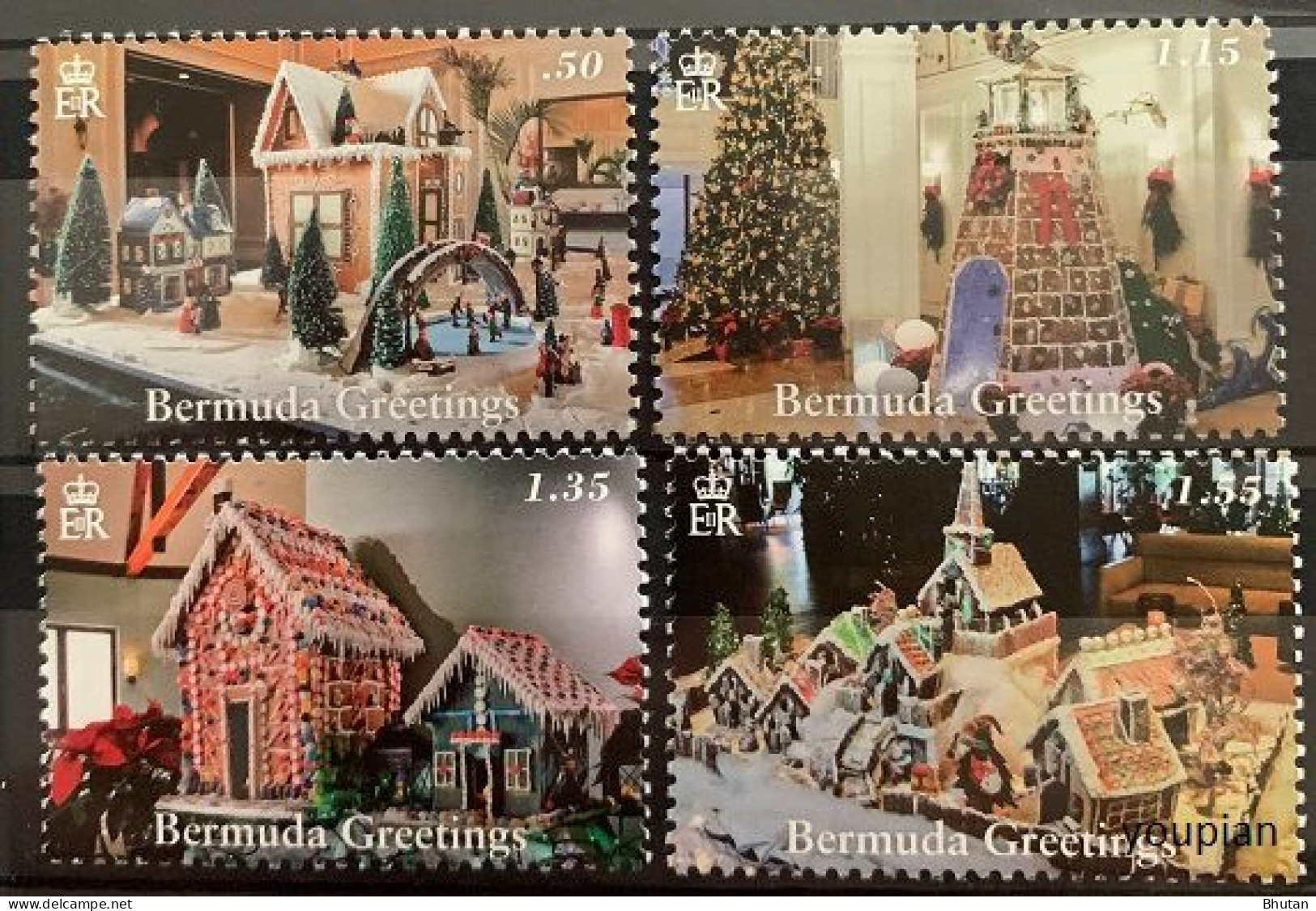 Bermuda 2021, Christmas, MNH Stamps Set - Bermuda