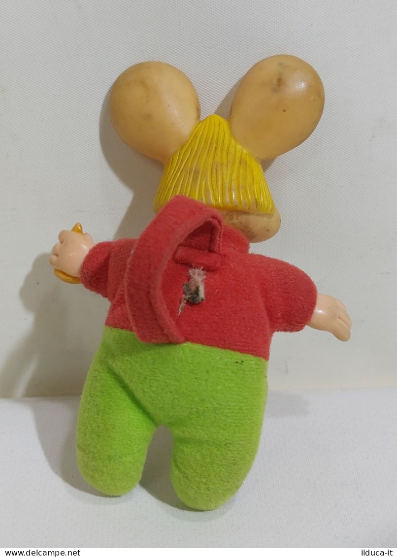 56631 Bambola / Peluche Con Testa E Mani In Pvc - Topo Gigio - H. 11 Cm - Plüschtiere