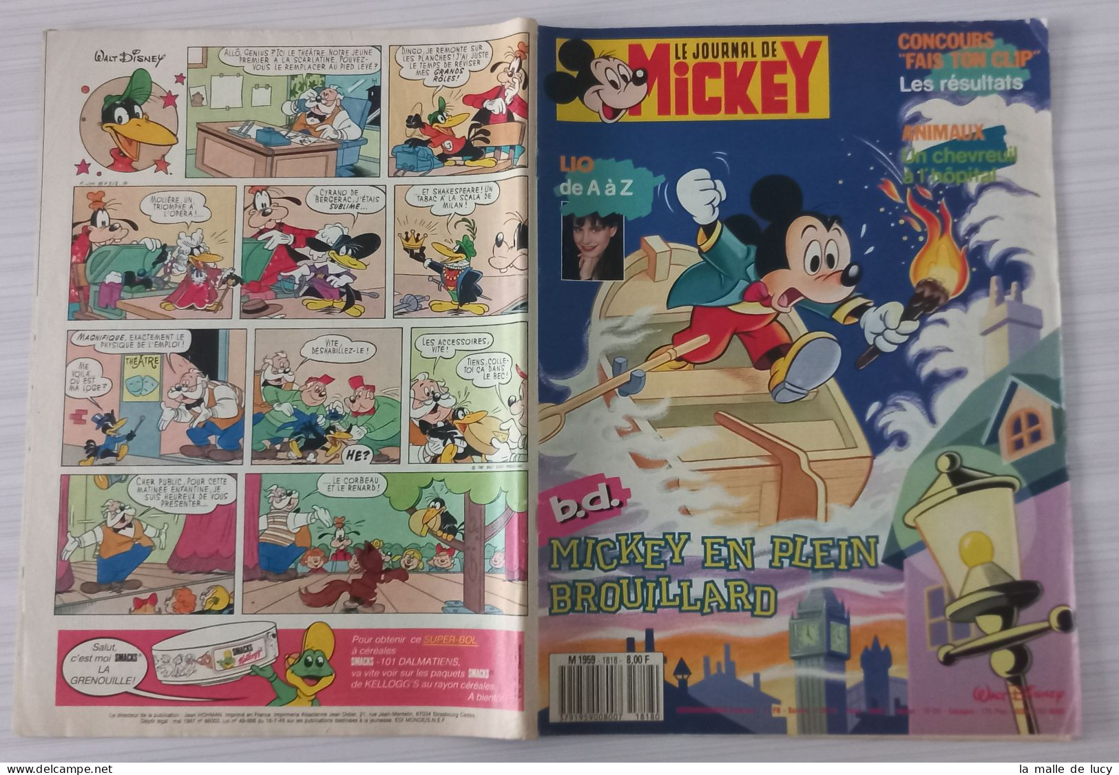 Journal De Mickey N° 1818 - 28/04/1987 - Journal De Mickey